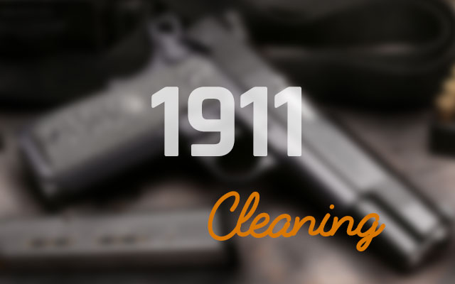 1911 1911 with Rail cleaning
