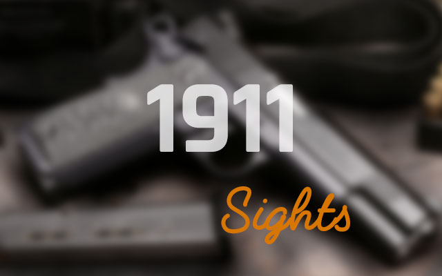 1911 1911 with Rail sights